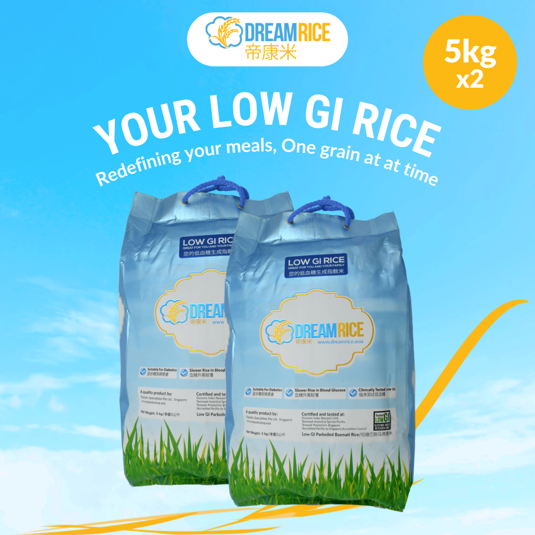 DreamRice Low GI Rice 5KG (Bundle of 2) – The Diabetic Shop (TDS)